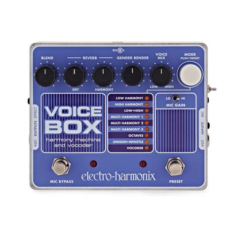 ehx.com voice box vocal harmony machine vocoder electro electro-harmonix|Voice Box .